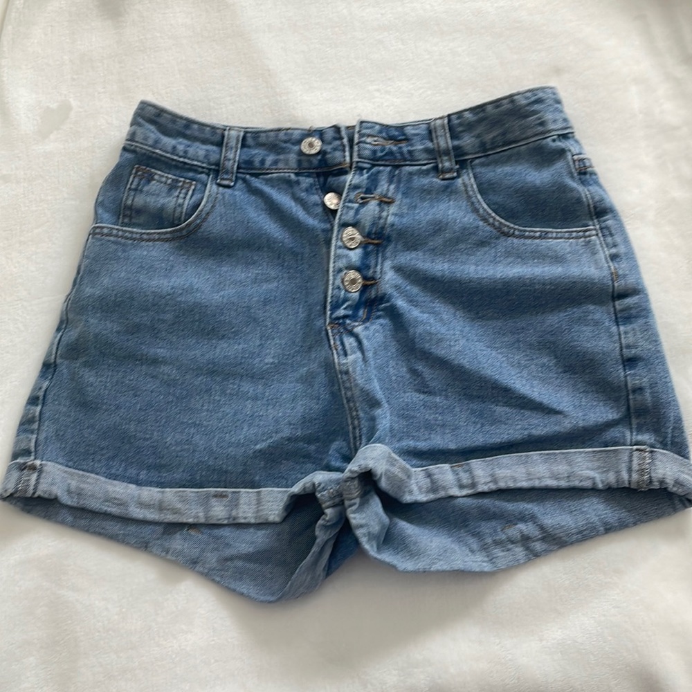 SHEIN size M blue Jean shorts